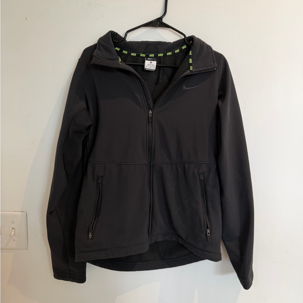 Nike Black Full-Zip Softshell Jacket - image 1